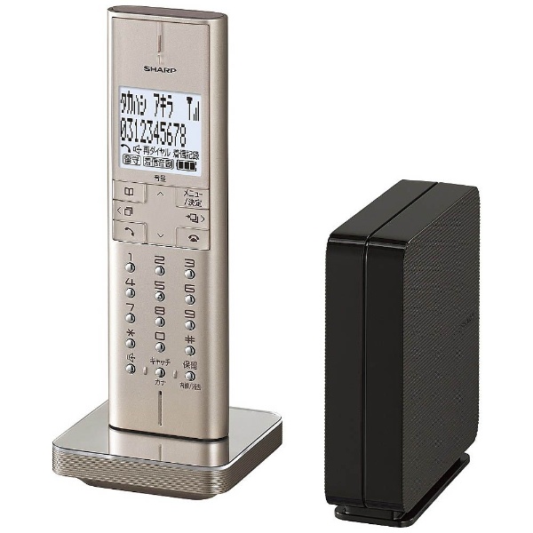 JD-XF1CL-N コードレス電話機 シャンパンゴールド [子機1台