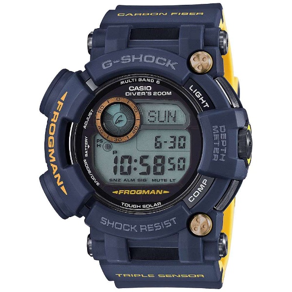 G-SHOCK（G-ショック） 「Master of G FROGMAN（マスターオブG フロッグマン） Master in NAVY BLUE  MULTIBAND6(マルチバンド6）」 GWF-D1000NV-2JF CASIO｜カシオ 通販 | ビックカメラ.com