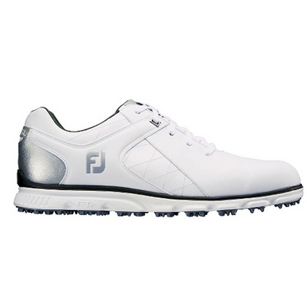 25.5cm/靴幅：3E メンズ スパイクレス ゴルフシューズ FJ PRO/SL(ホワイト×シルバー) #56844