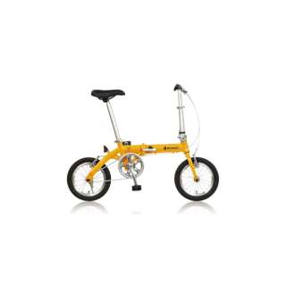 【店舗のみ販売】 14型 折りたたみ自転車 LIGHT8 AL-FDB140(オレンジ/シングルシフト） AL-FDB140 【キャンセル・返品不可】