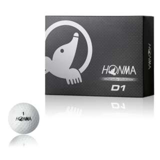 ゴルフボール D1 ホワイト Honma D1 12球 1ダース ディスタンス系 オウンネーム非対応 本間ゴルフ Honma Golf 通販 ビックカメラ Com