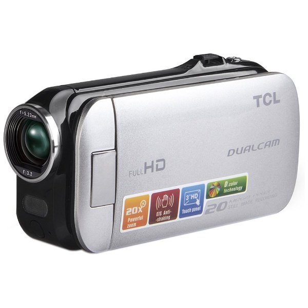 D857-P ビデオカメラ TCL FULLHDデジタルムービーカメラ [フル