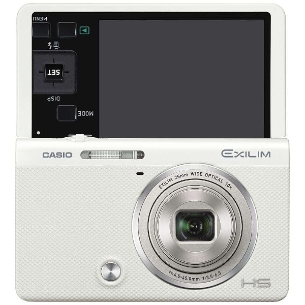 EXILIM EX-ZR70 ホワイト　コンパクトデジタルカメラ CASIO256000ISO