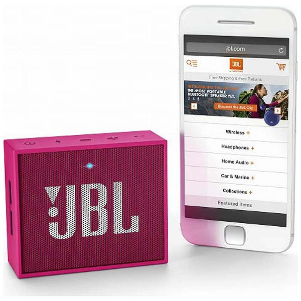 ビックカメラ.com - ブルートゥース スピーカー JBLGOPINK ピンク [Bluetooth対応]