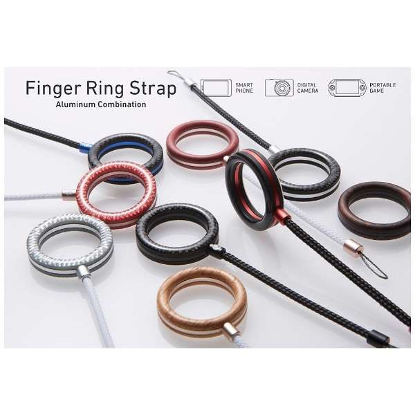 ktBK[Xgbvl@Finger Ring Strap Aluminum Combination@G{j[/ubN@DFR-WD04EBK_2