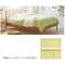 [被褥床罩]effepuremiamushingurusaizu(棉100%/150×210cm/暗黄绿色)法国床具