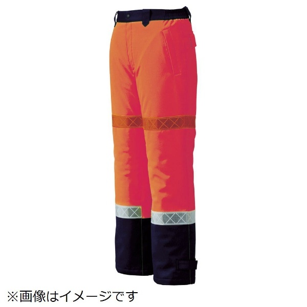 ジーベック 800 高視認防水防寒パンツ L オレンジ 800-82-L 《※画像はイメージです。実際の商品とは異なります》 ジーベック｜XEBEC  通販