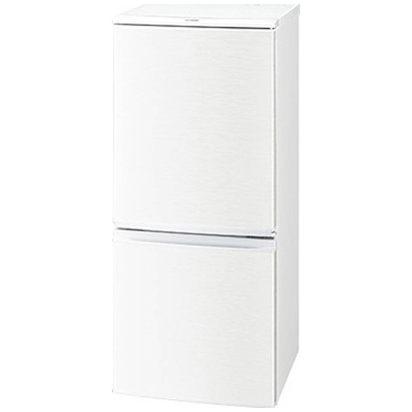 SJ-D14C-W 冷蔵庫 ホワイト系 [2ドア /右開き/左開き付け替えタイプ ...
