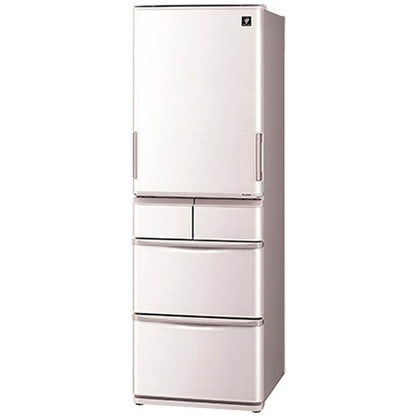 SJ-PW41C-C 冷蔵庫 プラズマクラスター冷蔵庫 ベージュ系 [5ドア /左右