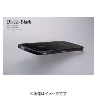 iPhone 7用　Cleave Aluminum Bumper Limited Edition　ブラック/ブラック　DCB-IP7CLABK