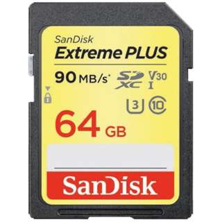 SDXC卡Extreme PLUS(ekusutorimupurasu)SDSDXWF-064G-JBJCP[Class10/64GB]