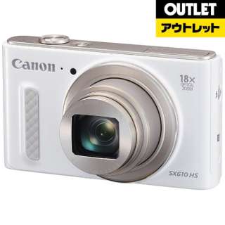 [奥特莱斯商品] SX610HS小型数码照相机PowerShot(功率打击)白[展览品]