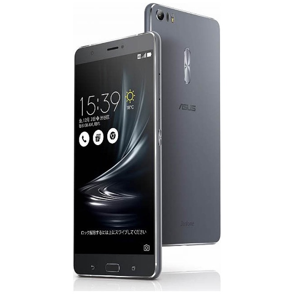 ASUS ZenFone3 Ultra グレーシルバー　4Gx32GB