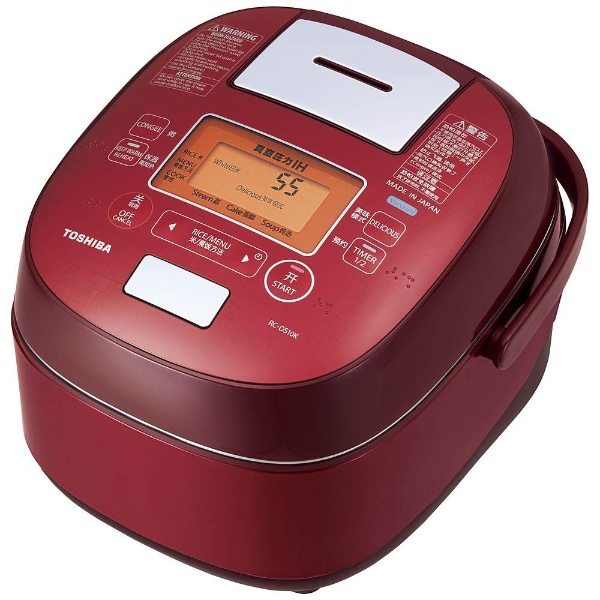 RC-DS10K-R 炊飯器 [5.5合 /圧力IH] 【処分品の為、外装不良による返品・交換不可】