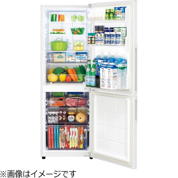 SJ-PD27C-W 冷蔵庫 ホワイト系 [2ドア /右開きタイプ /271L] 【お届け 