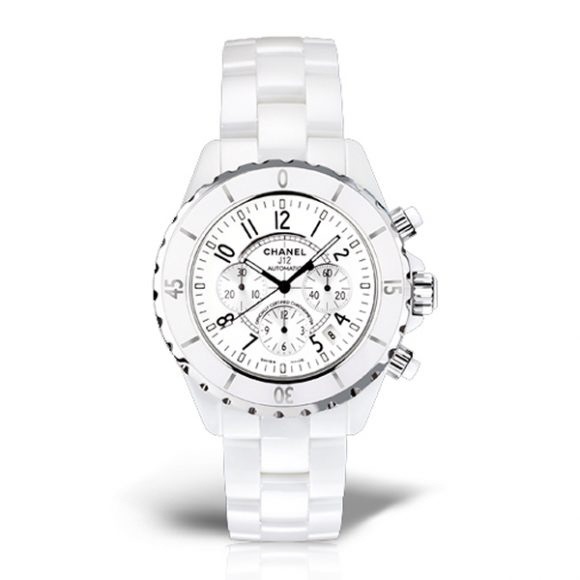 【ＯＨ済み】CHANEL　シャネル　Ｊ12　ＧＭＴ　Ｈ3103　自動巻き　デイト　セラミック　ホワイト　メンズ　腕時計松前R56店