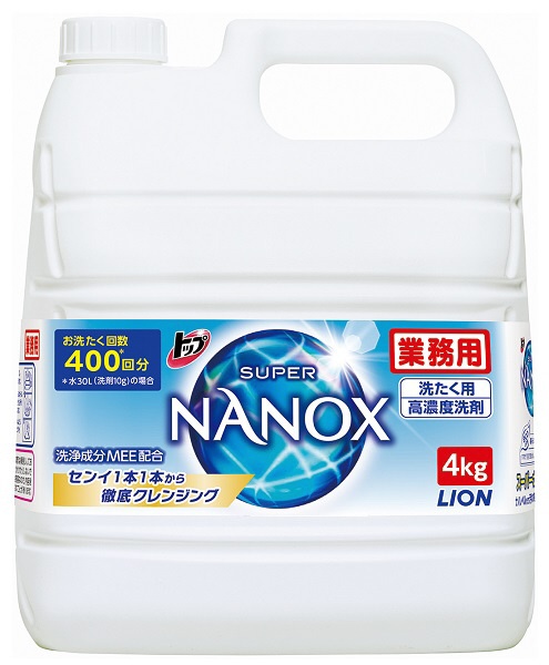 トップ スーパーNANOX（ナノックス） つめかえ用 超特大 1230g LION｜ライオン 通販 | ビックカメラ.com