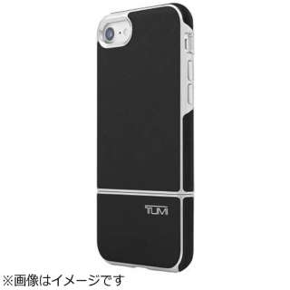 iPhone 7p@U[P[X 2 PC SLIDER CASE@Black Leather/ubN@TUMI