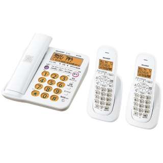 JD-G56CW 親機コードレス電話機 ホワイト系 [子機2台 /コードレス] シャープ｜SHARP 通販 | ビックカメラ.com