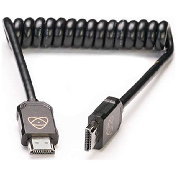 ATOMFLEX PRO HDMI COILED CABLE (Full to Full 30cm) ATOM4K60C5_1
