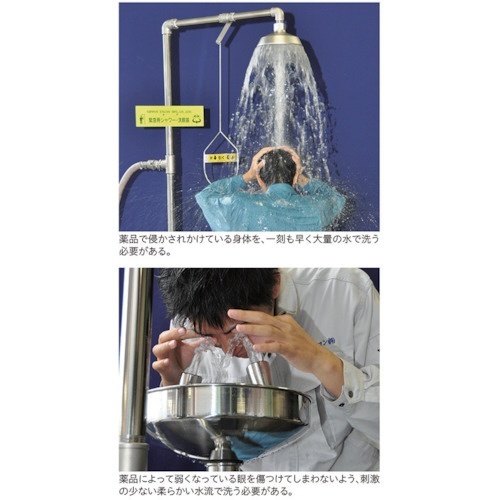 ENCON 緊急用シャワー・洗眼器 502-50FS 日本エンコン｜NIPPON ENCON 通販