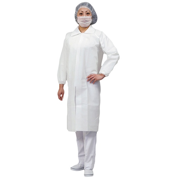 アゼアス 白衣3点セット 豊富な品 前マジックファスナー 3Lサイズ CLEAN1302-3L 輸入 《※画像はイメージです 実際の商品とは異なります》 AZ