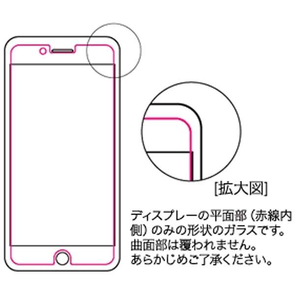 [店铺限定] iPhone 8/7用超薄的液晶保护玻璃SoftBank SELECTION SB-IA15-PFGA/SM_2
