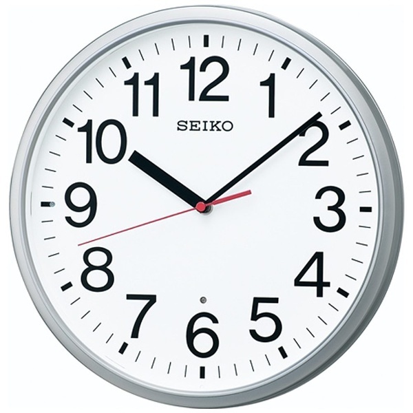 掛け時計 【オフィスタイプ】 銀色メタリック KX230S [電波自動受信