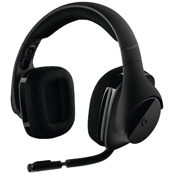 G533 ゲーミングヘッドセット ブラック [ワイヤレス（USB） /両耳 