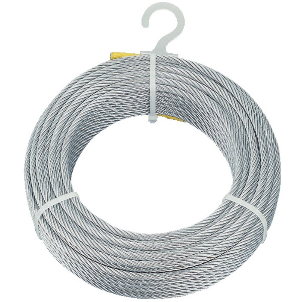 ＴＲＵＳＣＯ ＪＩＳ規格品メッキ付ワイヤロープ （６Ｘ２４