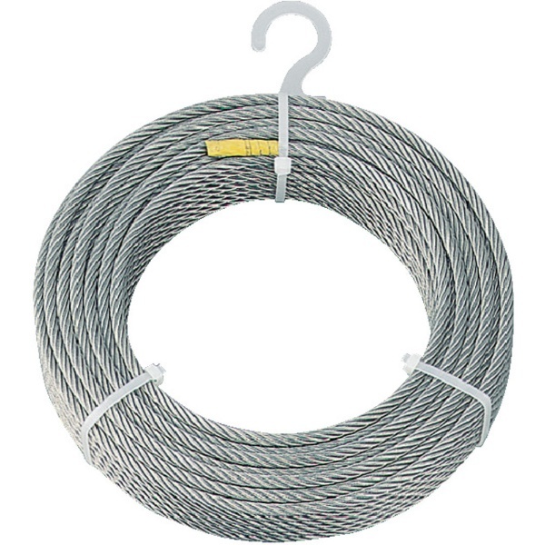 TRUSCO(トラスコ) ステンレスワイヤロープ Φ8.0mmX20m CWS8S20 通販