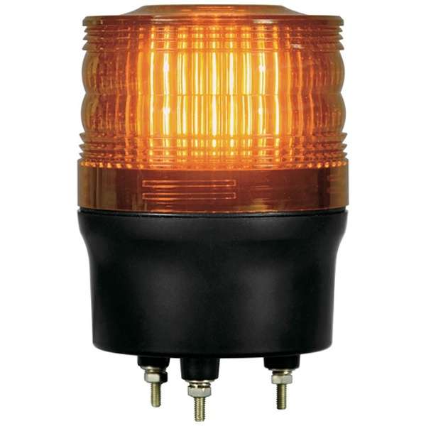NIKKEI(日惠製作所) ニコトーチ90 VL09R型 LED回転灯 90パイ 黄 VL09R100NY