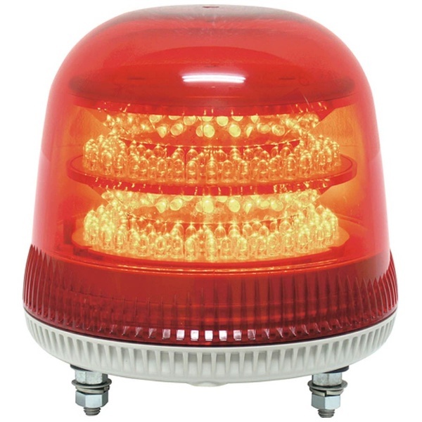 NIKKEI(日惠製作所) ニコモア VL17R型 LED回転灯 170パイ 赤 VL17M200AR - 1