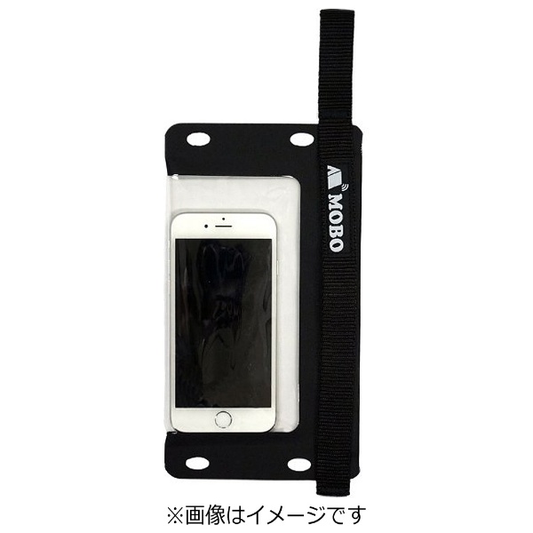  スマートフォン用防水バッグ[5.5インチまで対応] ハンドストラップ/ネックストラップ/カラビナ付 AM-BMB-BK01 ブラック Water Sports Mobile Bag