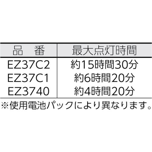 Panasonic ナショナル 充電工事用LEDライト EZ37C2 パナソニック｜Panasonic 通販