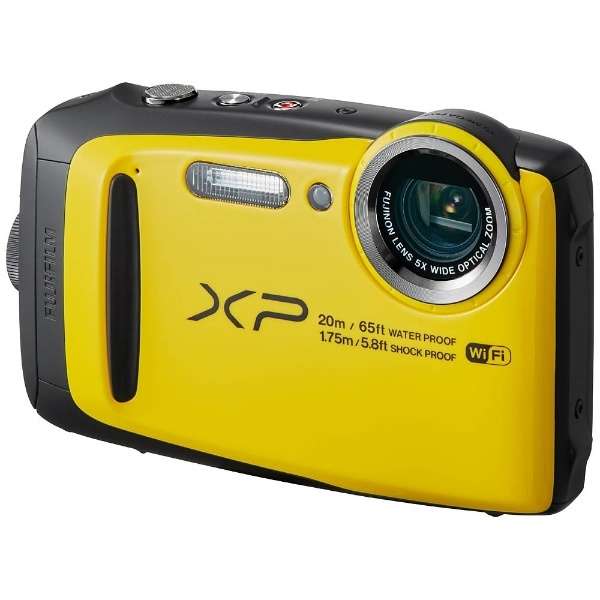 XP120 コンパクトデジタルカメラ FinePix（ファインピックス） イエロー [防水+防塵+耐衝撃] 富士フイルム｜FUJIFILM