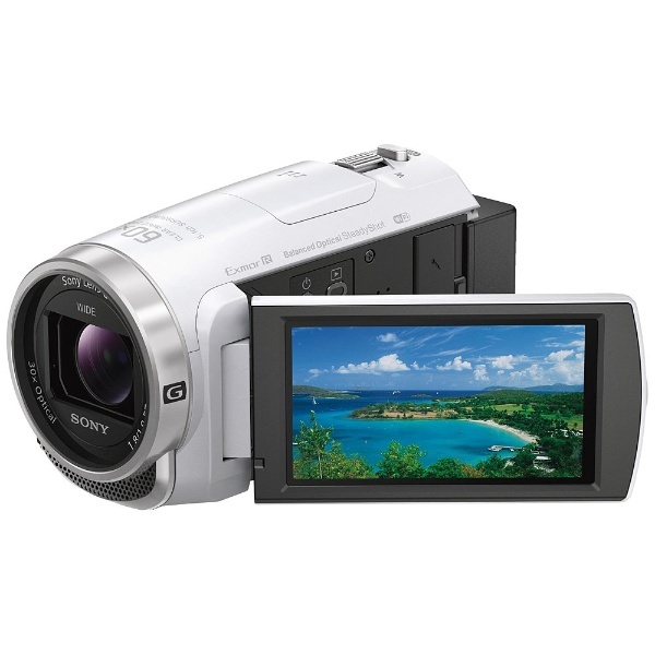 HDR-CX680 ビデオカメラ ホワイト [フルハイビジョン対応] ソニー 