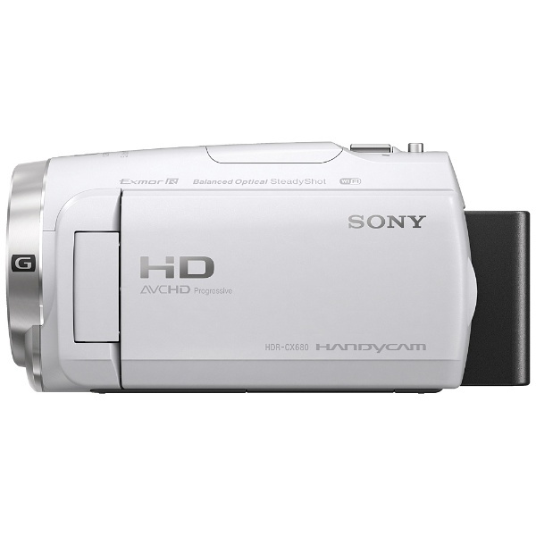 HDR-CX680 ビデオカメラ ホワイト [フルハイビジョン対応] ソニー