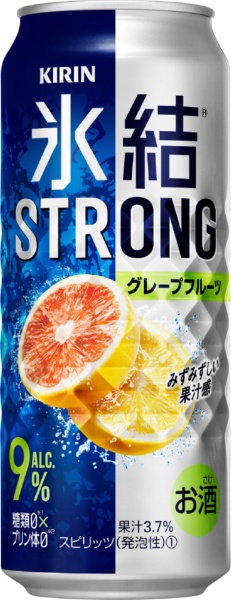 氷結ストロング グレープフルーツ (500ml/24本)【缶チューハイ】