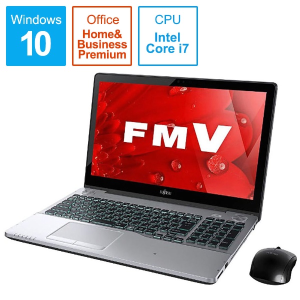 シリーズFMVLIFEBOOK富士通 ノートパソコン Windows10 core i7 HDD 
