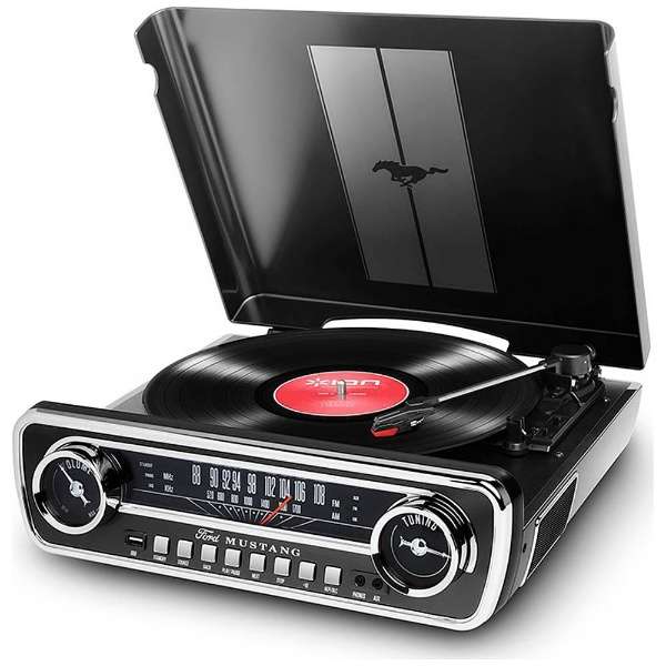 レコードプレーヤー ブラック Mustang Lp Bk Usbメモリ録音 Ion Audio アイオンオーディオ 通販 ビックカメラ Com