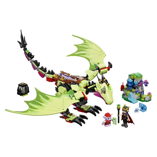 販売特販LEGO　エルフ　41183　ゴブリン王と悪のドラゴン　ドラゴン　お城　魔法 知育玩具