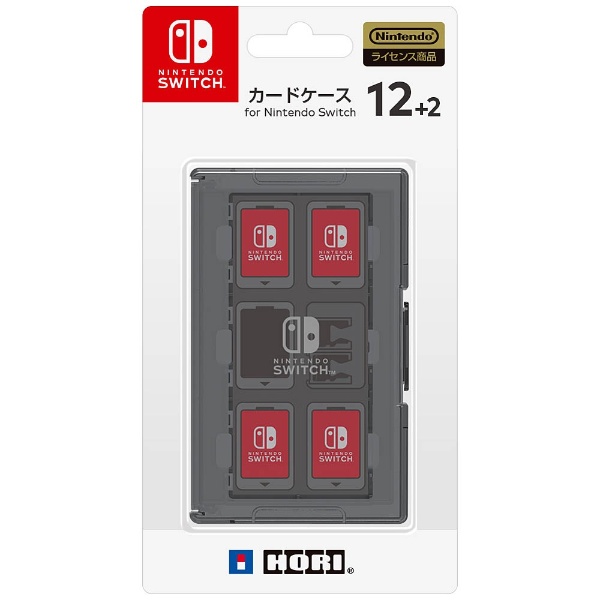 カードケース12＋2 for Nintendo Switch ブラック【Switch】