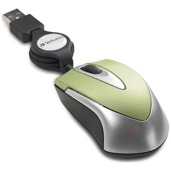 マウス 巻き取り式 MUSTOGV3 [光学式 /有線 /3ボタン /USB] Verbatim