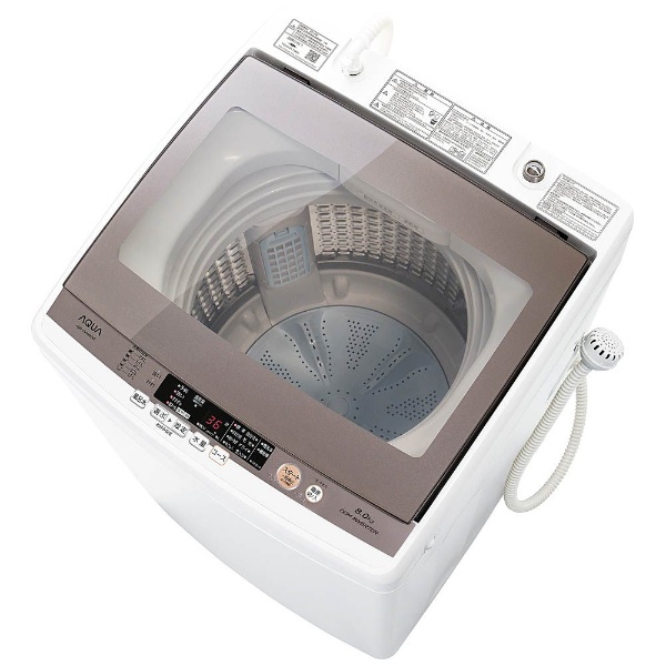 AQW-GV800E-W 全自動洗濯機 ホワイト [洗濯8.0kg /乾燥機能無 /上開き]