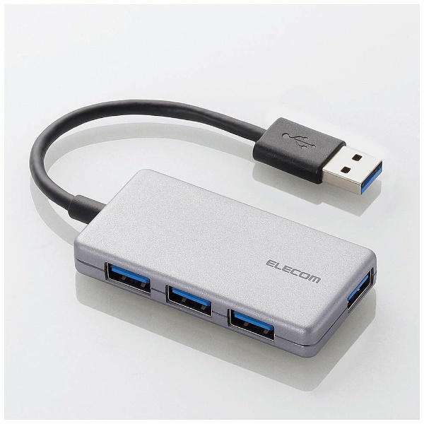 U3H-A416B USBハブ 4ポート バスパワー USB3.0 コンパクト ブラック