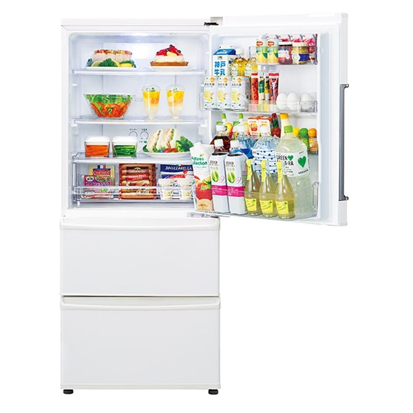 AQR-271F-W 冷蔵庫 ナチュラルホワイト [3ドア /右開きタイプ /272L] 《基本設置料金セット》