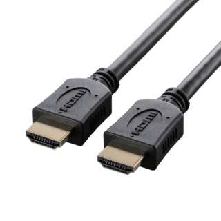 HDMIケーブル 1m 4K 30P 金メッキ 【 TV プロジェクター 等対応】 (タイプA・19ピン - タイプA・19ピン) カテゴリー2 イーサネット対応 RoHS指令準拠 HEC ARC対応 ブラック ブラック BIC-HDMI10BK [1m /HDMI⇔HDMI /スタンダードタイプ /イーサネット対応]