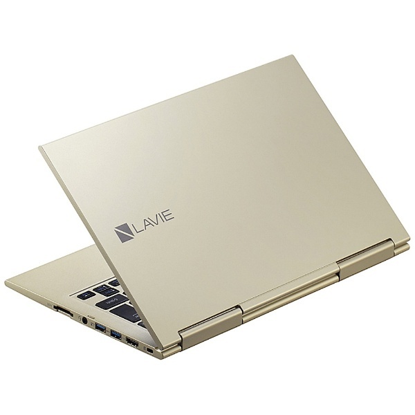 LAVIE Hybrid ZERO ノートパソコン プレシャスゴールド PC-HZ750GAG [13.3型 /Windows10 Home  /intel Core i7 /Office HomeandBusiness Premium /メモリ：8GB /SSD：256GB  /タッチパネル対応 ...