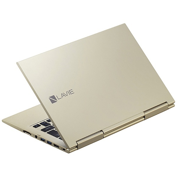 LAVIE Hybrid ZERO ノートパソコン プレシャスゴールド PC-HZ350GAG [13.3型 /Windows10 Home  /intel Core i3 /Office HomeandBusiness Premium /メモリ：4GB /SSD：128GB  /タッチパネル対応 ...